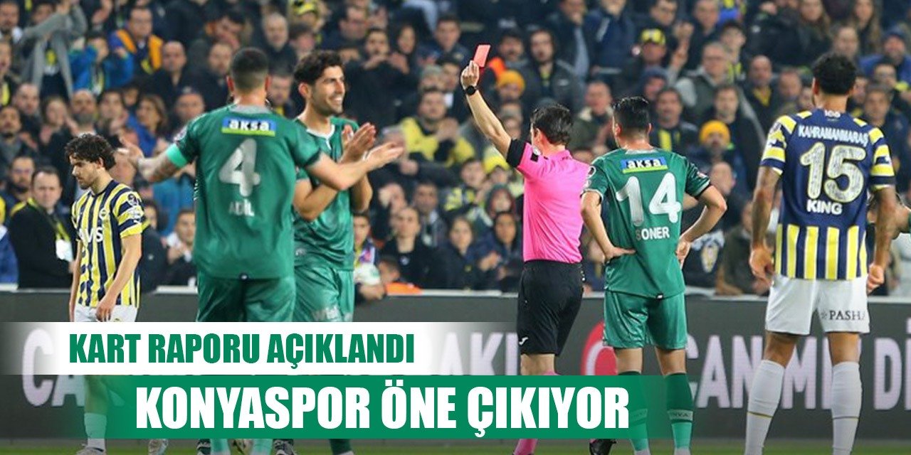 Kart raporunda Konyaspor için ilginç rakam