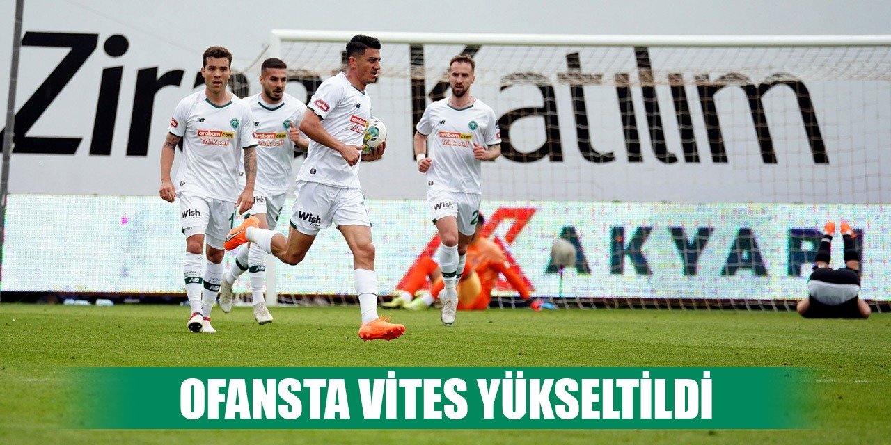 Konyaspor'dan 1.5 gol oranı