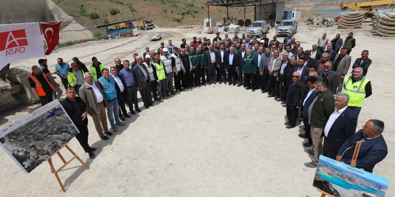 Konya'daki üreticiler Mavi Tünel Projesi’ni inceledi