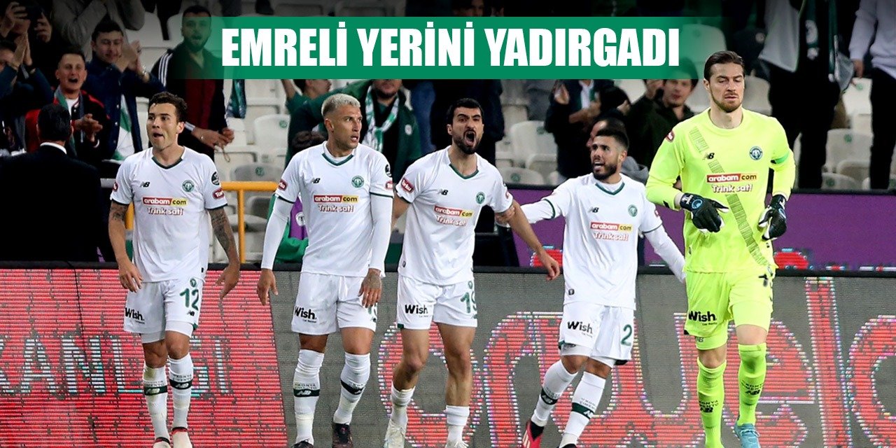 Konyaspor'da Emreli pozisyonunu yadırgadı