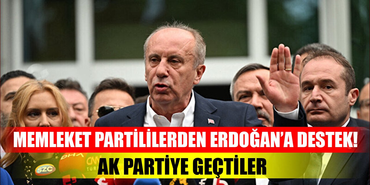 Memleket Partililerden Erdoğan’a destek! AK ? Partiye geçtiler