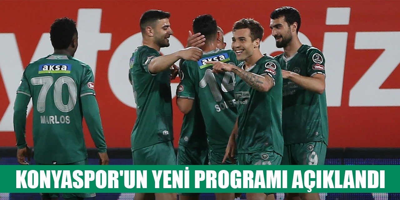 Konyaspor'un programı netleşti