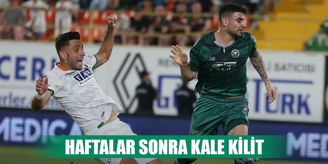 Konyaspor kalesini kapattı