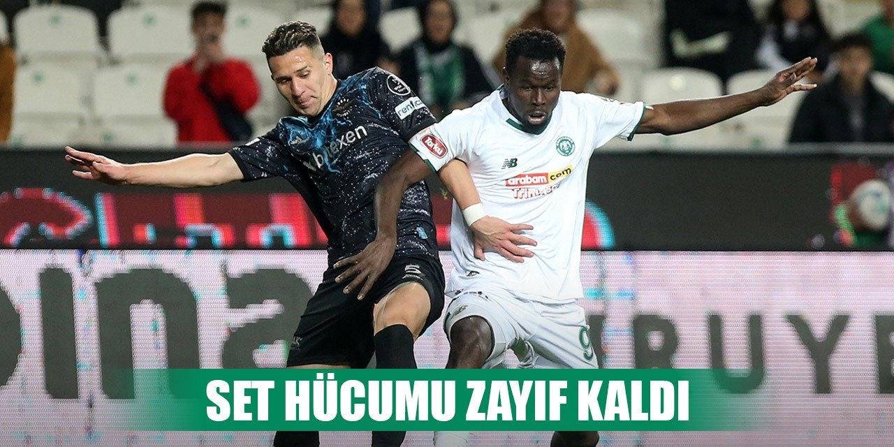 Konyaspor bu hücum aksiyonunda zayıf kaldı