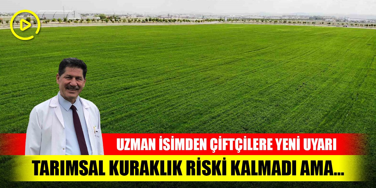 Türkiye’de tarımsal kuraklık riski kalmadı ama... Uzman isimden çiftçilere uyarı