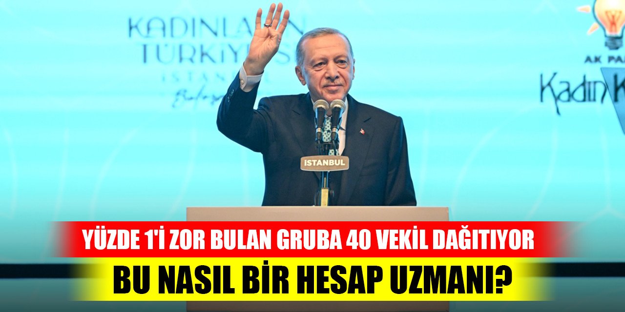 Cumhurbaşkanı Erdoğan: Bu nasıl bir hesap uzmanı?