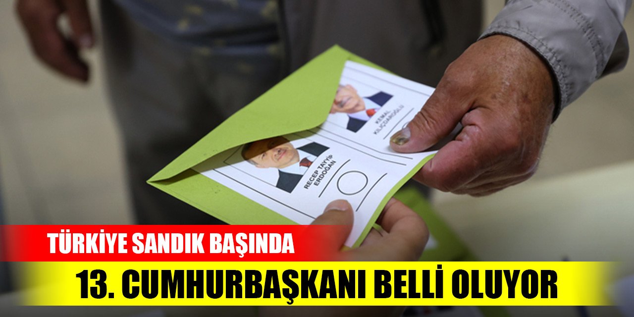 Türkiye, 13. Cumhurbaşkanı Seçimi ikinci tur oylaması için sandık başında
