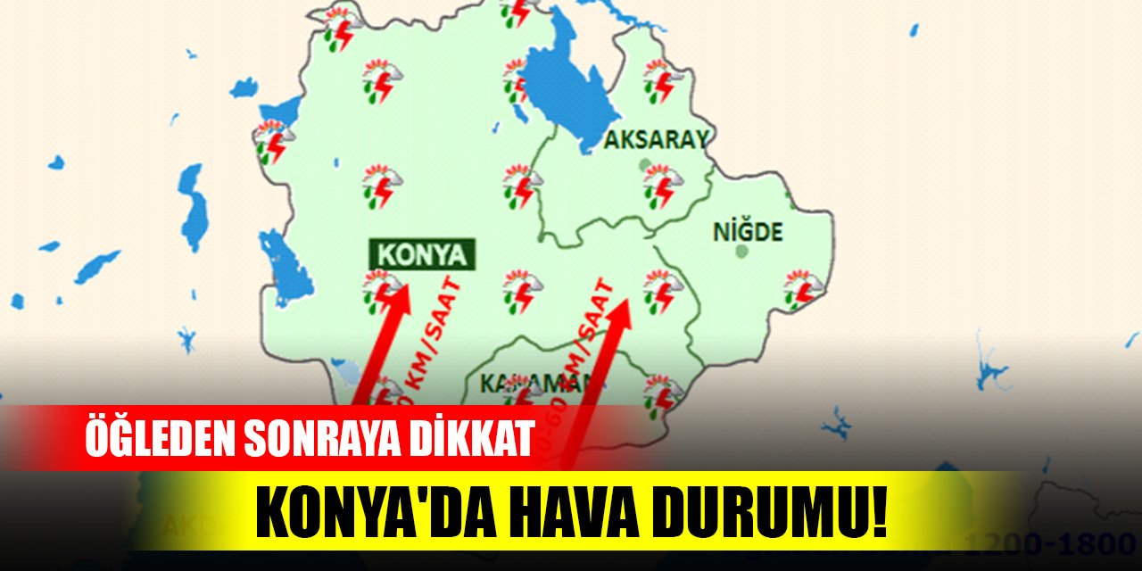 Konya'da hava durumu! Meteoroloji saat verdi (28 Mayıs 2023)