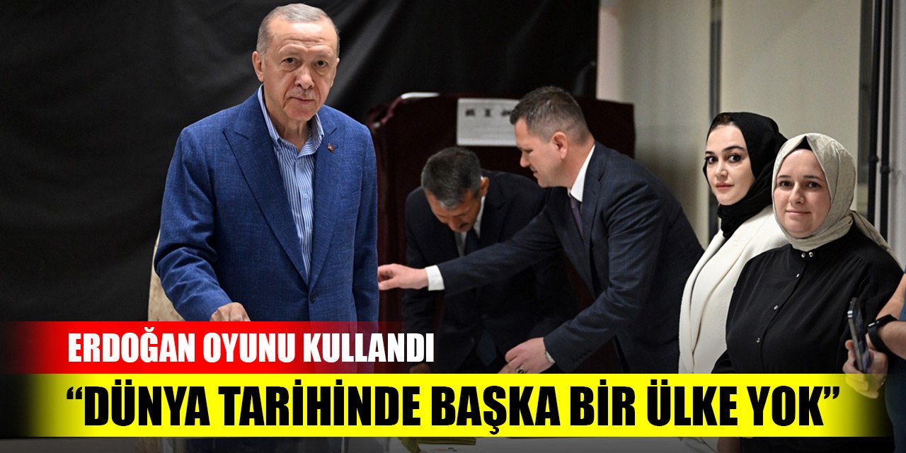 Cumhurbaşkanı Erdoğan: “Dünya tarihinde yüzde 90’a varan katılımda başka bir ülke yok”