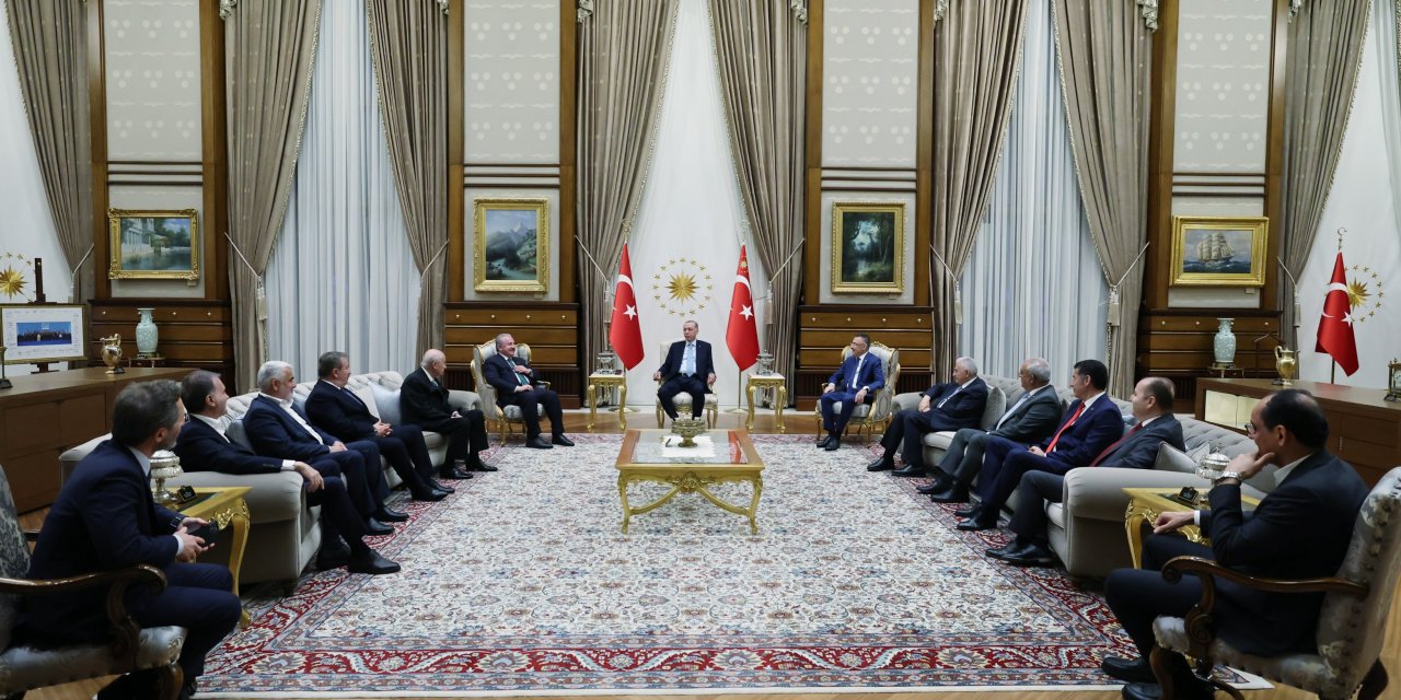 Cumhurbaşkanı Erdoğan, ittifak liderlerini kabul etti