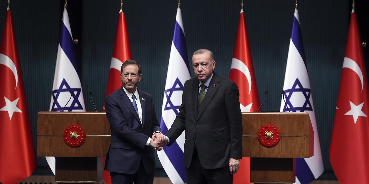 Cumhurbaşkanı Erdoğan, İsrail Cumhurbaşkanı Herzog ile görüştü