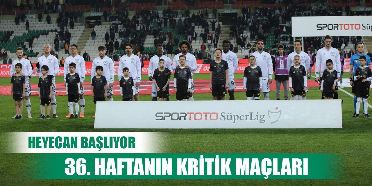 Sivasspor-Konyaspor, Heyecan başlıyor!
