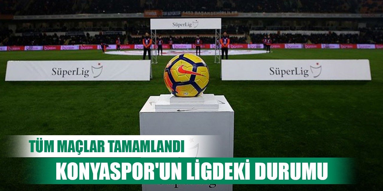 Konyaspor'un ligdeki son durumu!