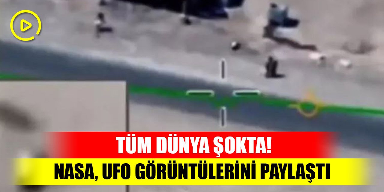 Tüm dünya şokta!  NASA, Ufo görüntülerini paylaştı