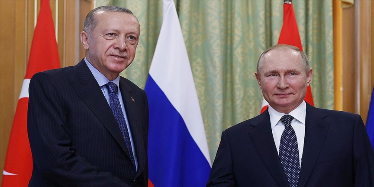 Son Dakika! Cumhurbaşkanı Erdoğan, Putin'le görüştü