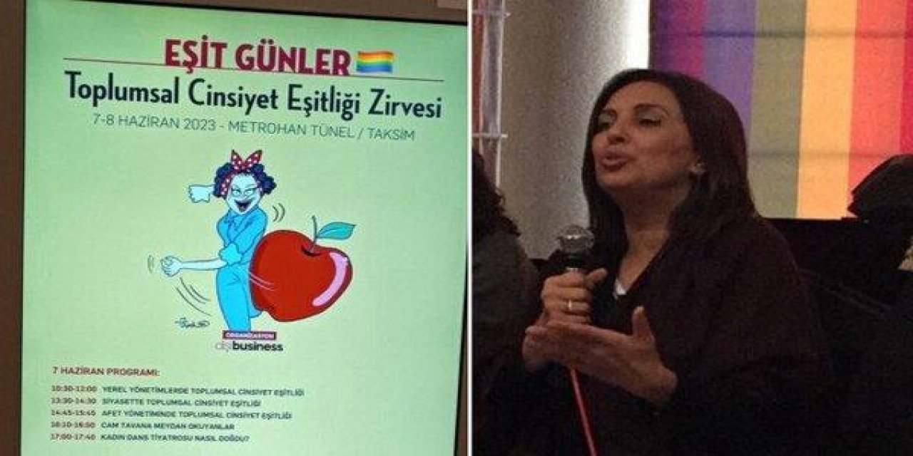 İBB'nin destek verdiği etkinlikte LGBT sapkınlığına güzelleme