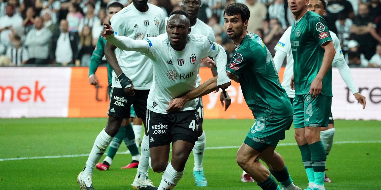 Konyaspor sağdan, Beşiktaş soldan yüklendi