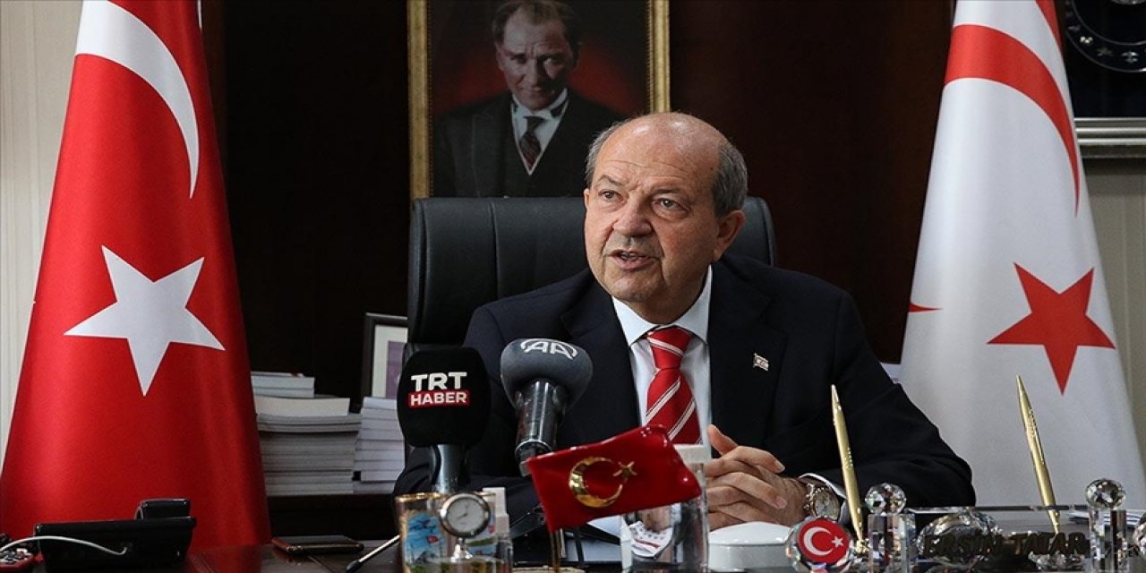 KKTC Cumhurbaşkanı Tatar'dan Cumhurbaşkanı Erdoğan açıklaması