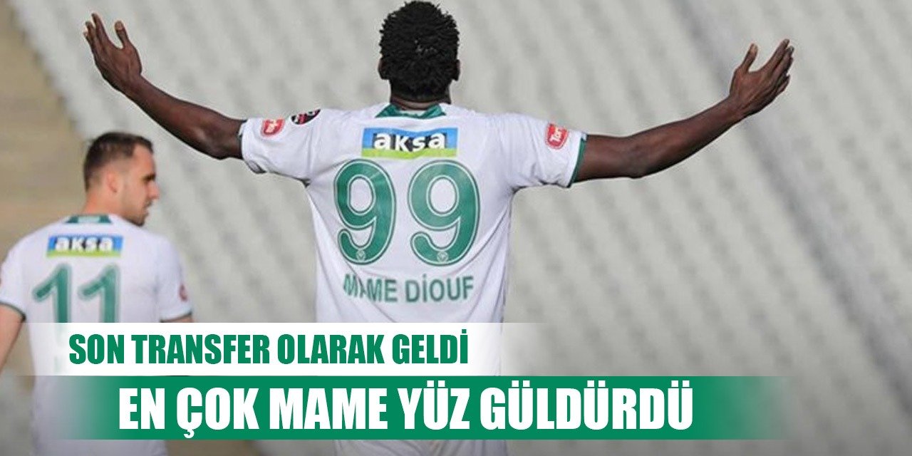 Konyasporlu Diouf beklentileri çok aştı!
