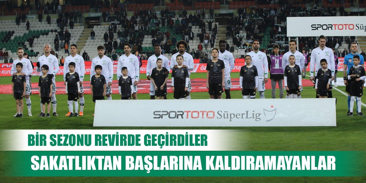 Konyaspor'da sezonu revirde geçirenler