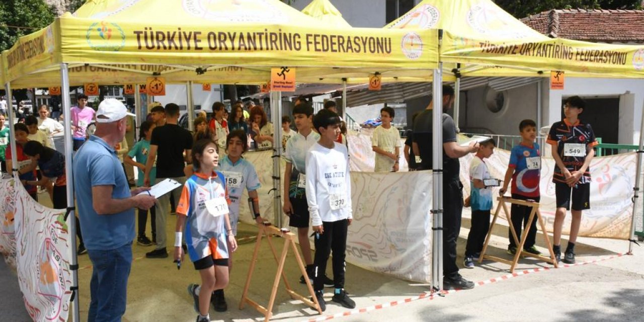 Oryantiring faaliyeti Amasya'da tamamlandı