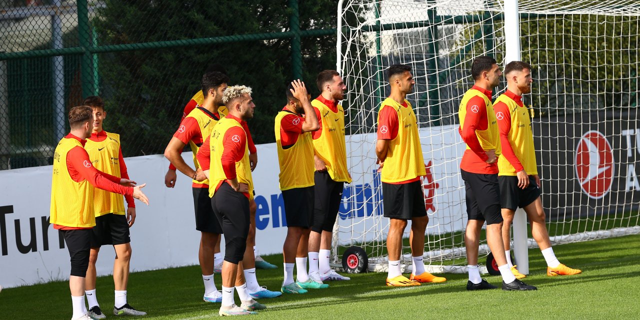 A Milli Futbol Takımı taktik çalıştı