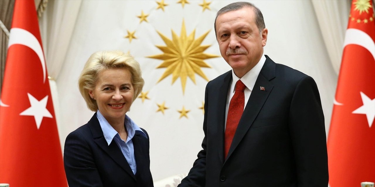 Erdoğan, AB Komisyonu Başkanı Von der Leyen ile telefonda görüştü