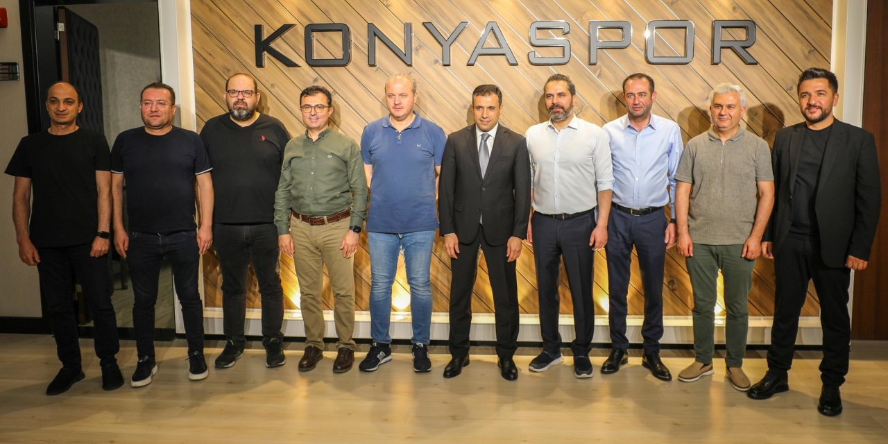 Konyaspor'da Göksu yönetim ile vedalaştı