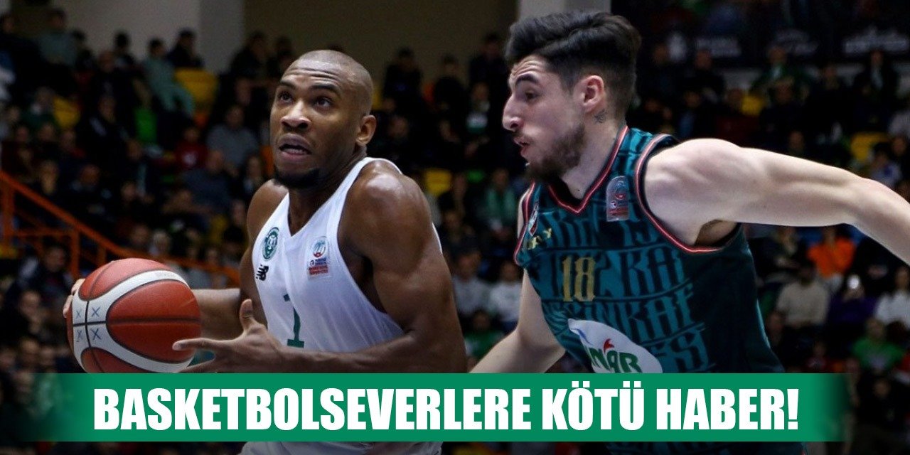 Konyaspor'a baskette kötü haber