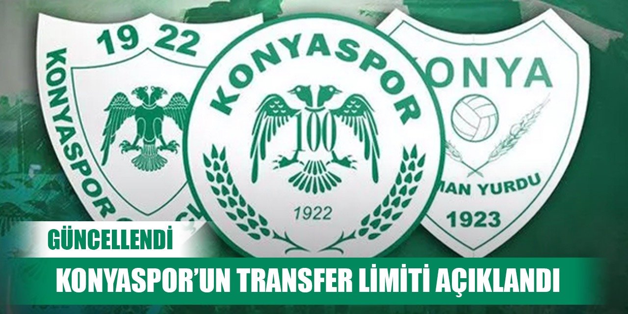 Konyaspor'un transfer limiti güncellendi