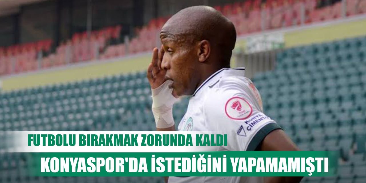Konyaspor'un eski oyuncusu futbolu bırakmak zorunda kaldı!