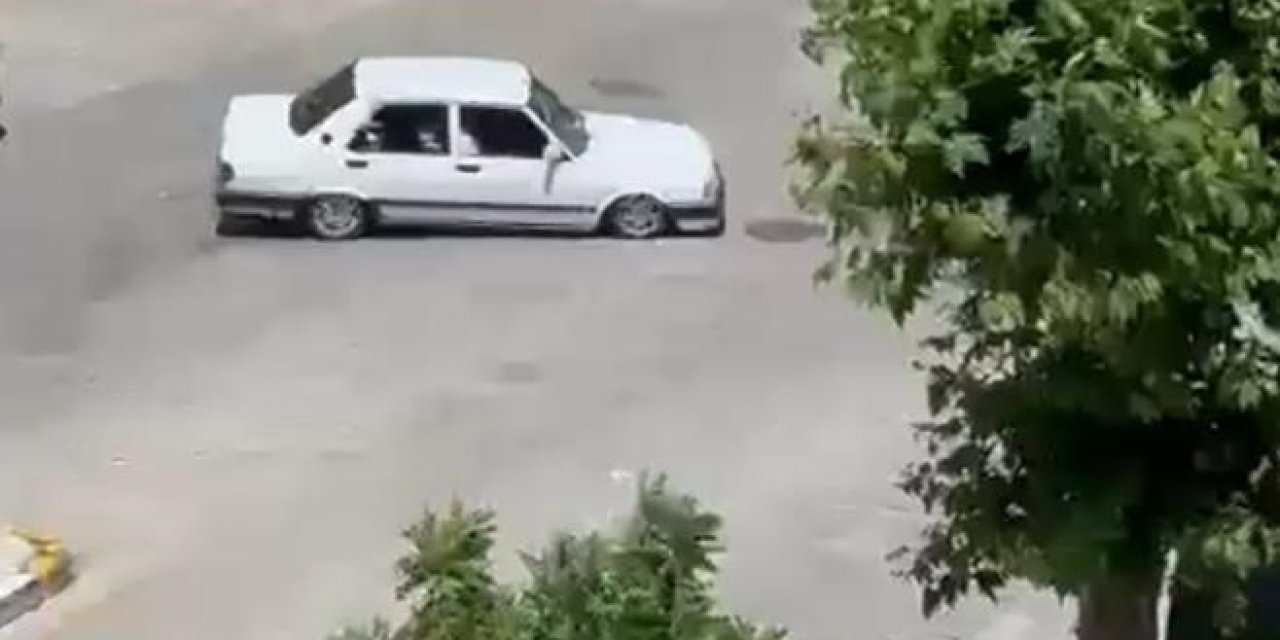 Otomobiliyle drift attı, pahalıya mal oldu