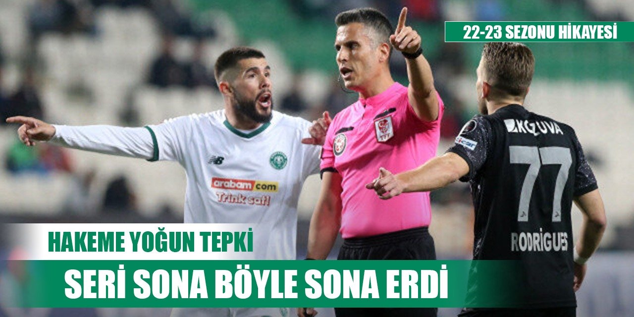 Konyaspor'un yenilmezlik serisinin bittiği maç