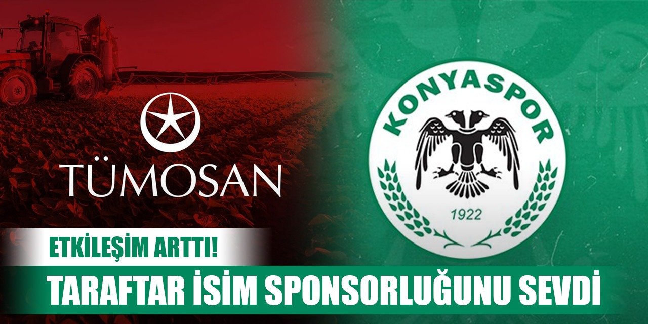 Konyaspor taraftarı yeni sponsorunu benimsedi!