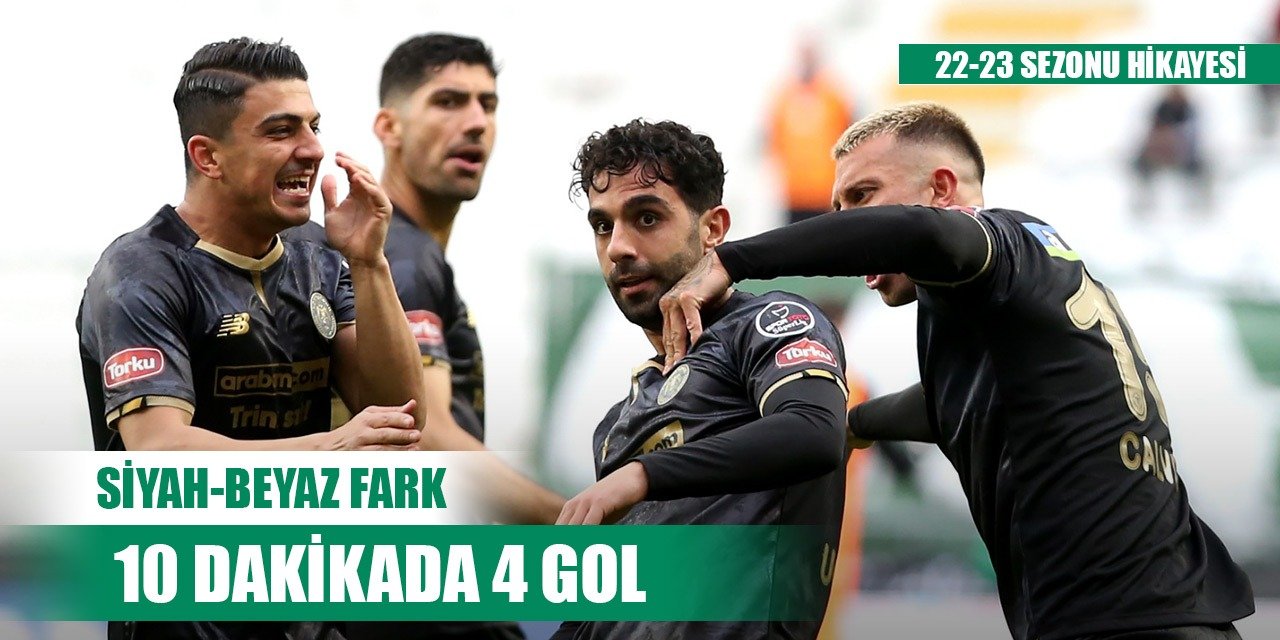Konyaspor-Kayserispor maçı gol düellosuna döndü!
