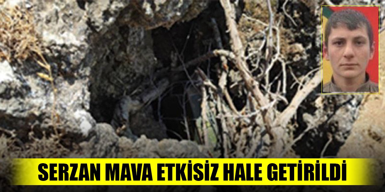 Son Dakika! Serzan Mava mağarada etkisiz hale getirildi