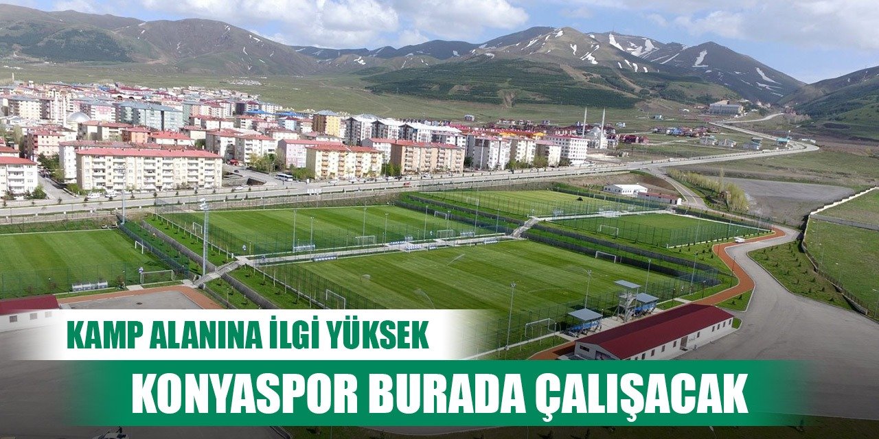 Konyaspor'un kamp yapacağı Erzurum'a yoğun ilgi!