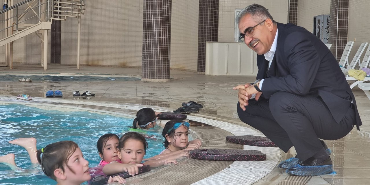 Konya'nın o ilçesinde yüzme bilmeyen  çocuk kalmayacak