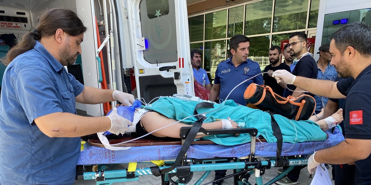 Konya’da 2. kattan düşen kadın yaralandı
