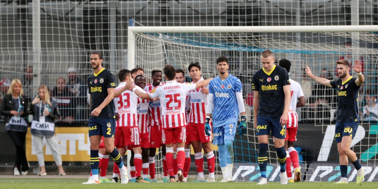 Fenerbahçe, hazırlık maçında Kızılyıldız'a mağlup oldu
