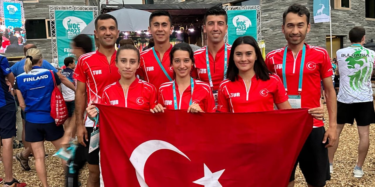 Oryantiring'deki yarışmacılara başarılar