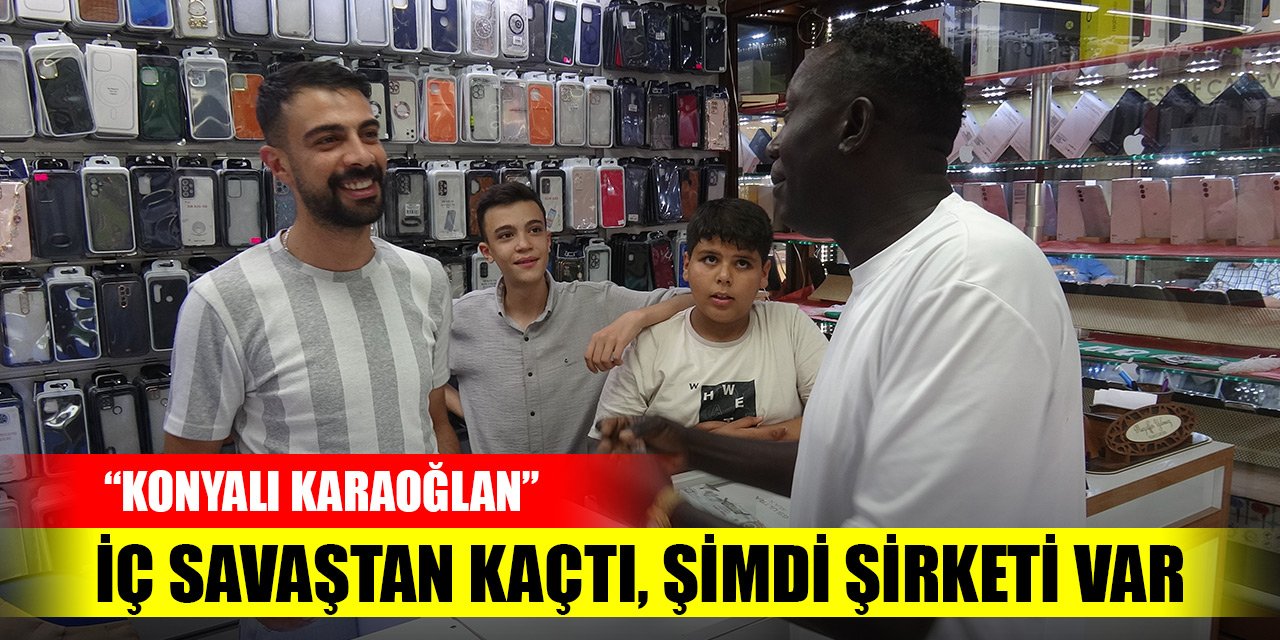 21 yıl önce iç savaştan kaçtı! Konya'nın Karaoğlan'ı oldu