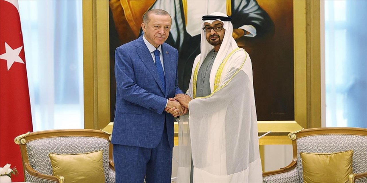 Cumhurbaşkanı Erdoğan, Al Nahyan ile görüştü