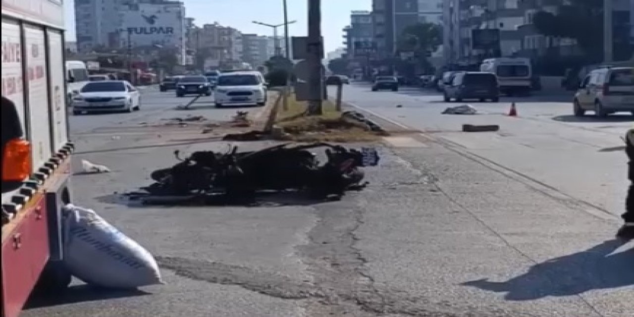 Refüje çarpan motosikletteki 2 arkadaş öldü