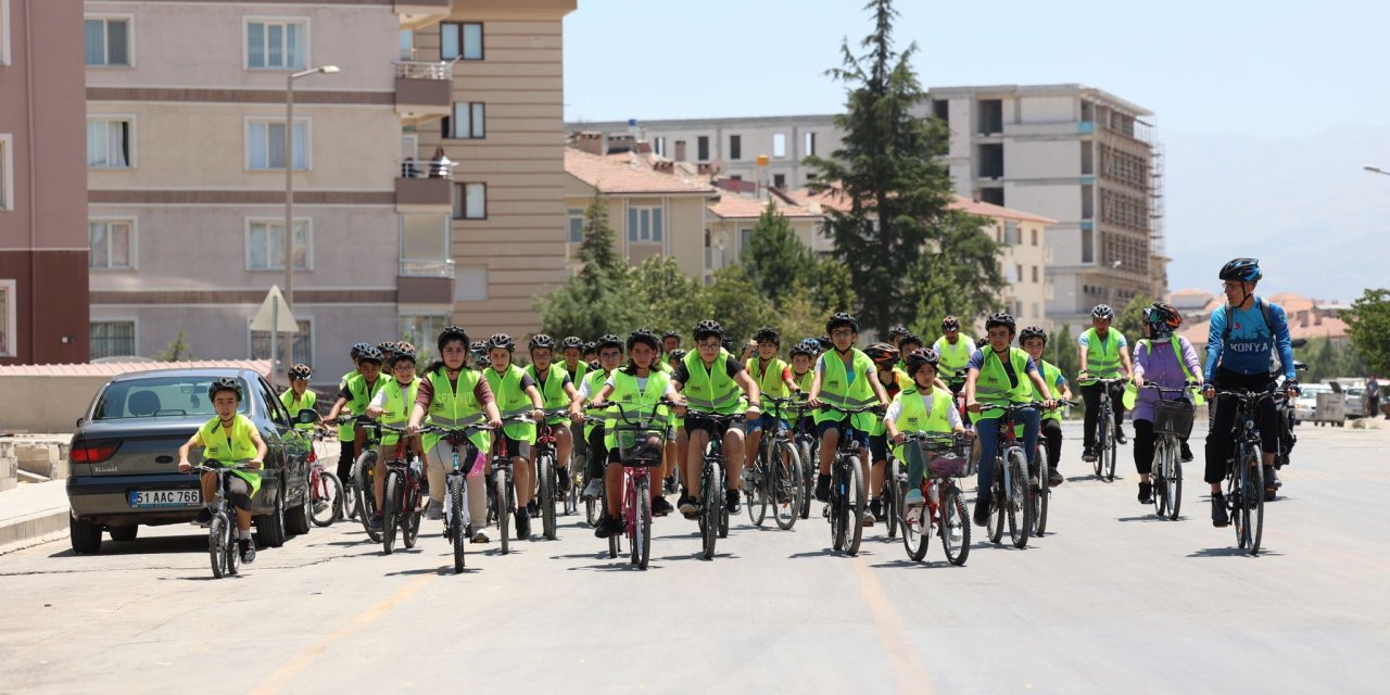 Konya'da çocuklarla “Güvenli Sürüş Etkinliği” gerçekleştirildi