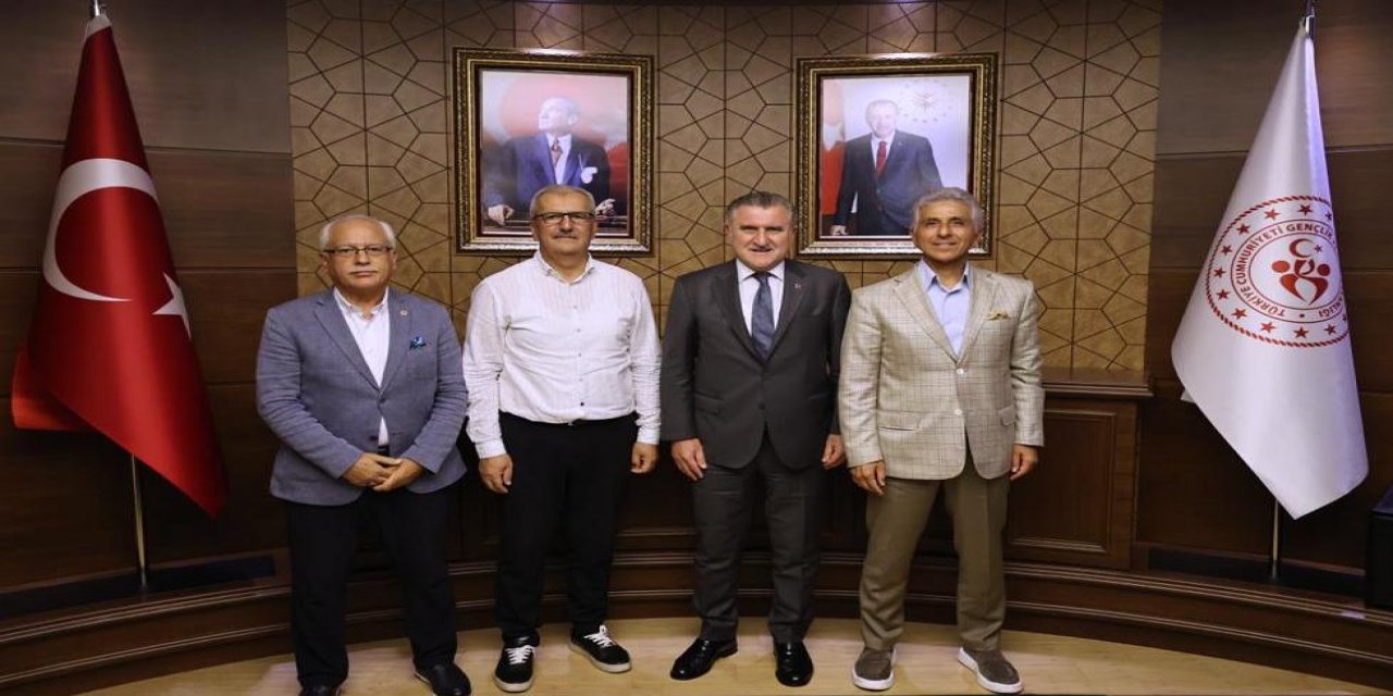 TASKK'tan Başkan Osman Aşkın Bak'a  ziyaret