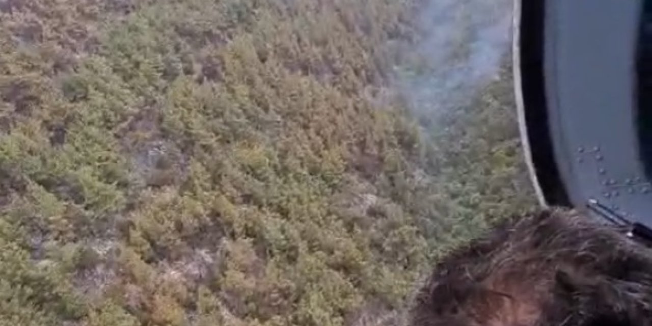 İzmir Kınık’taki orman yangını ikinci gününde