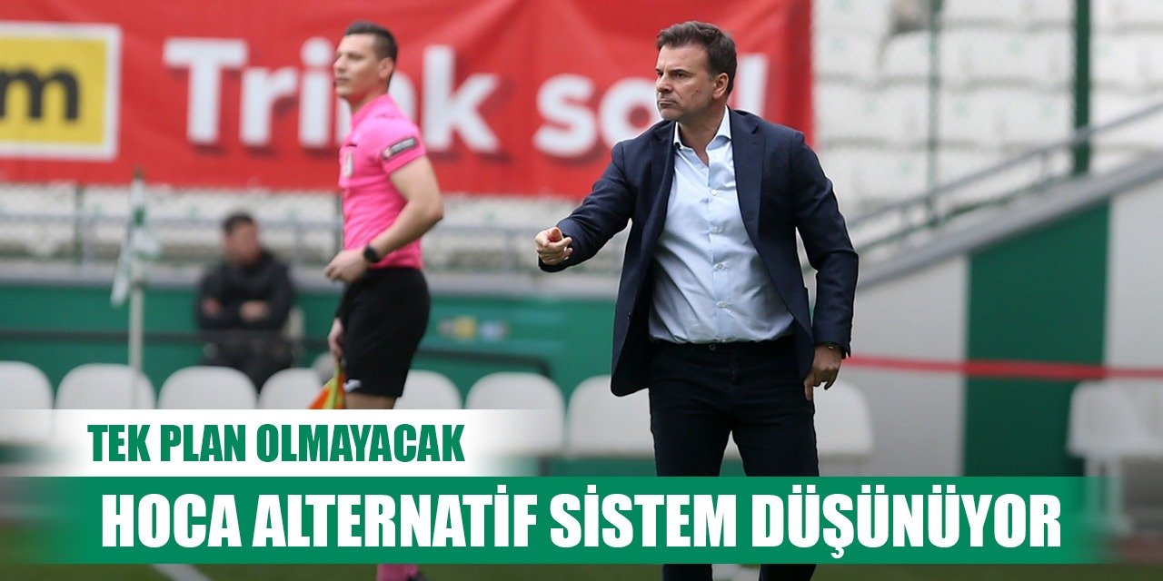 Konyaspor'da Stanojevic'ten farklı bir sistem çalışması