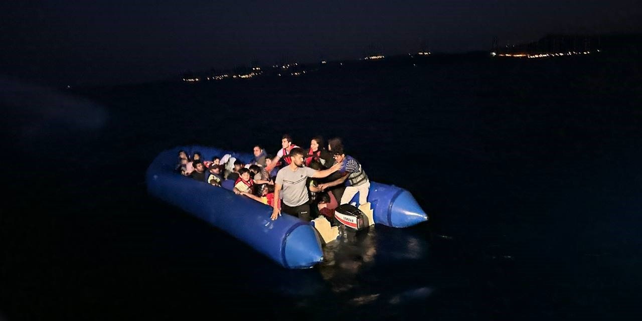 Yunan unsurları geri itti! 80 kaçak göçmen kurtarıldı