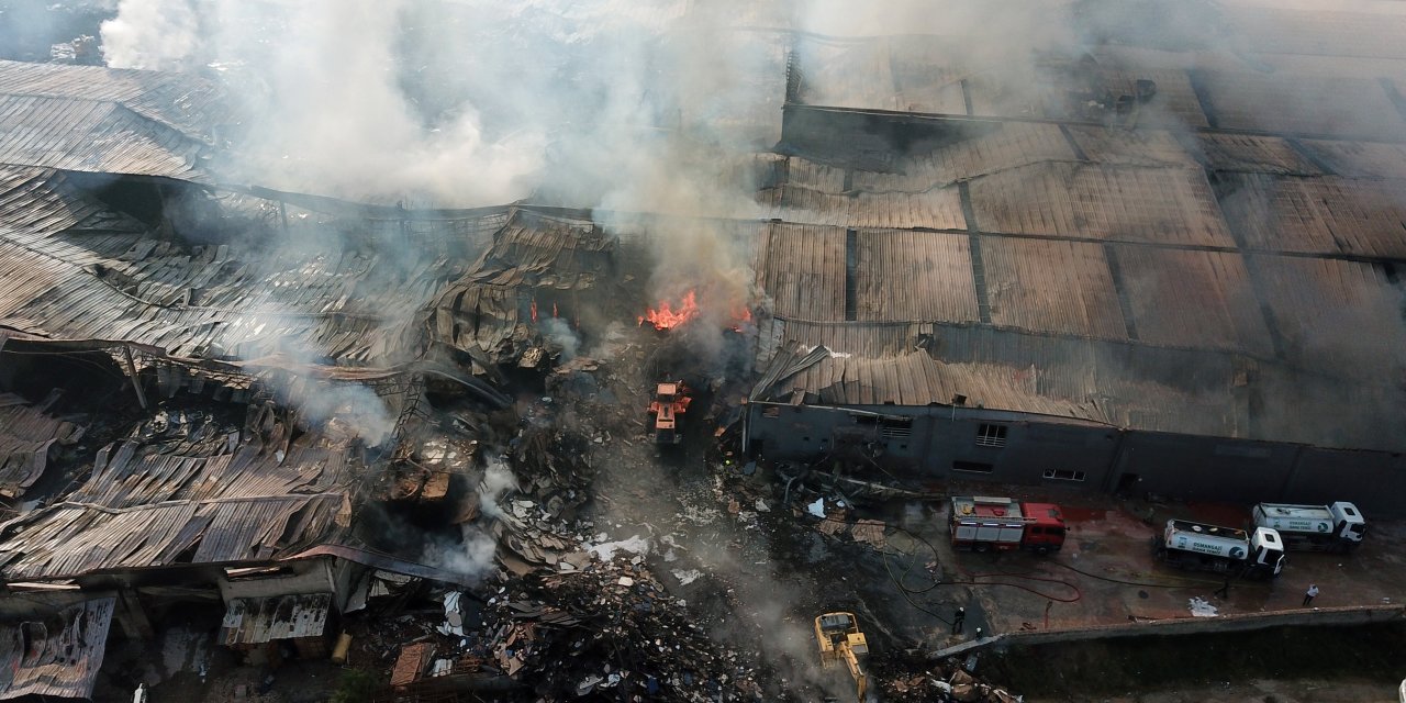 Bursa'da 10 fabrikanın yandığı yangının sebebi belli oldu
